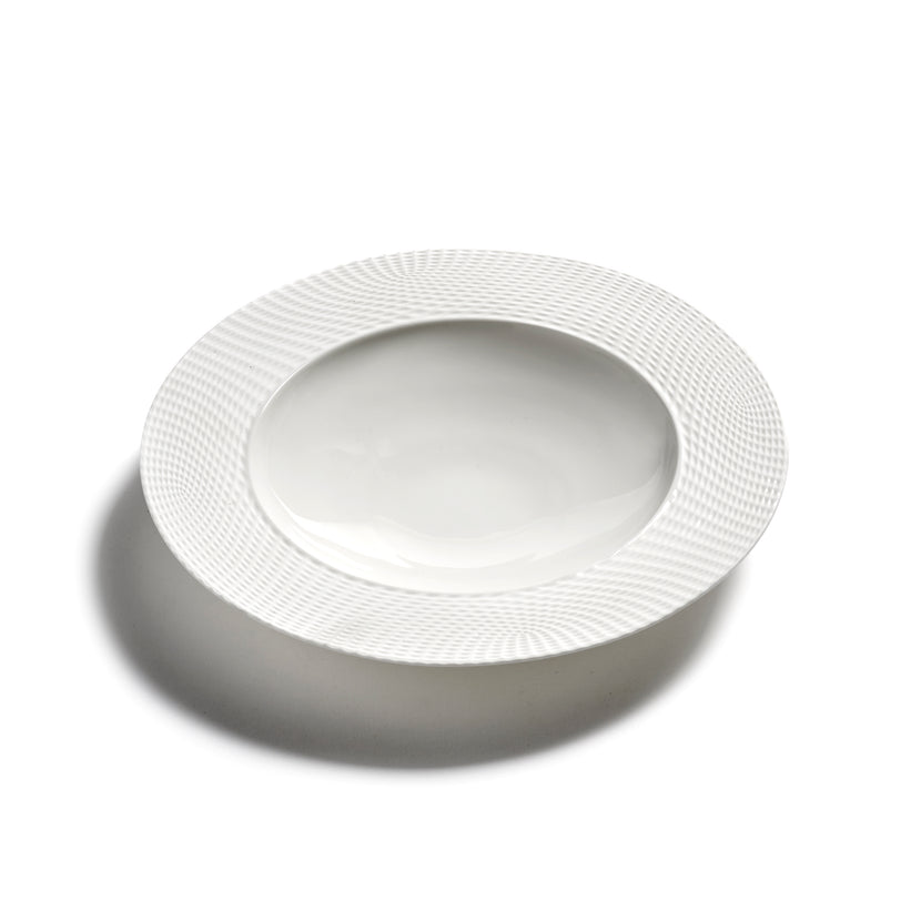Nido Deep Plate M White L 24 W 24 H 4.3 cm 2/Box