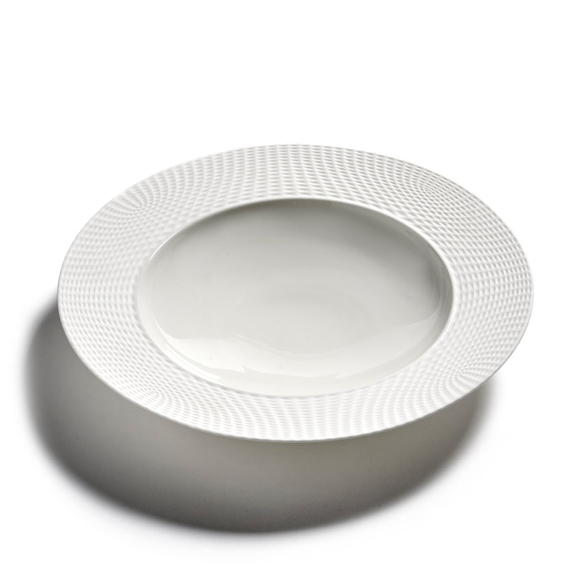Nido Deep Plate L White L 28 W 28 H 5 cm 2/Box