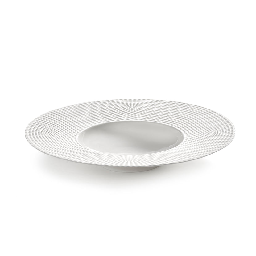 Nido Deep Plate Wide Edge White L 28 W 28 H 5 cm 2/Box