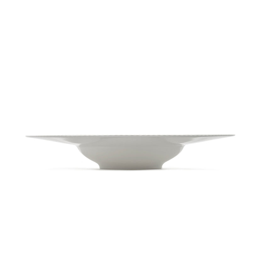 Nido Deep Plate Wide Edge White L 28 W 28 H 5 cm 2/Box
