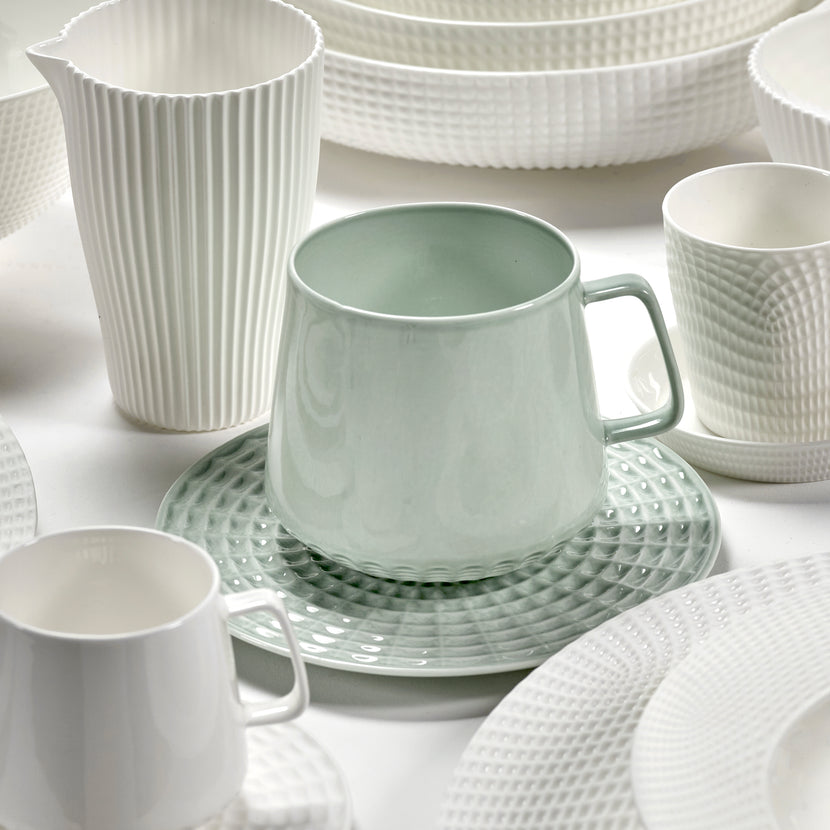 Nido Cappuccino Cup Green L 8.5 W 7 H 7.5 cm 4/Box