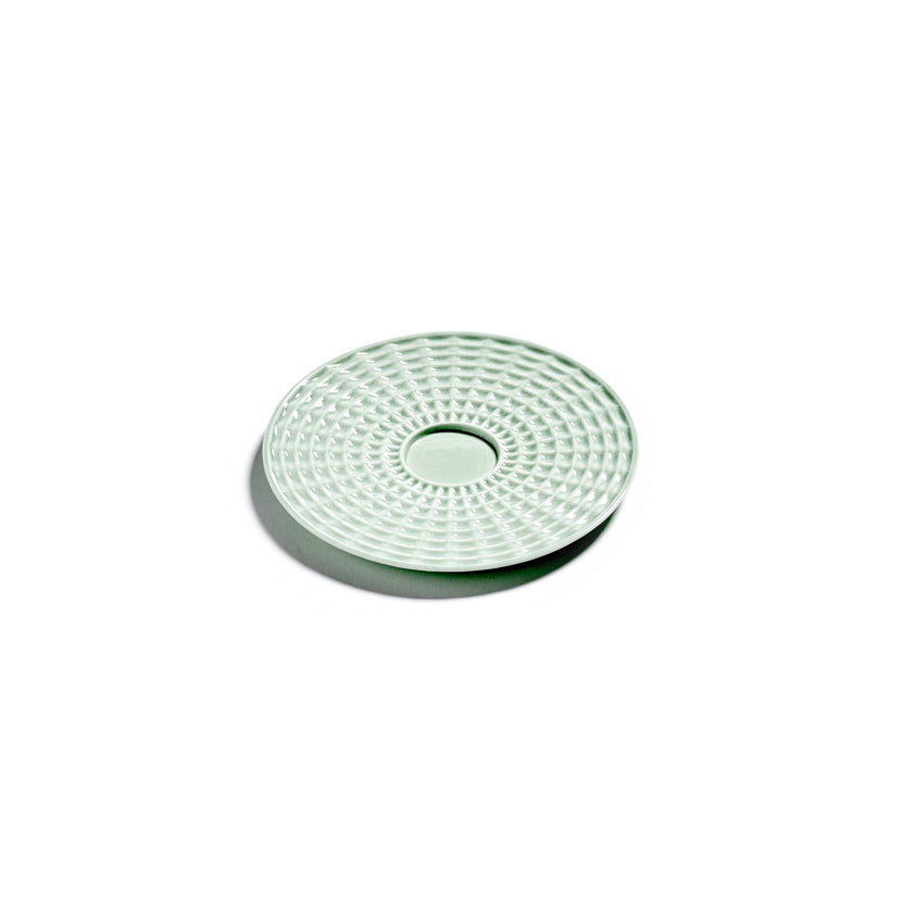 Nido Saucer Cappuccino Cup Green L 13.8 W 13.8 H 0.1 4/Box