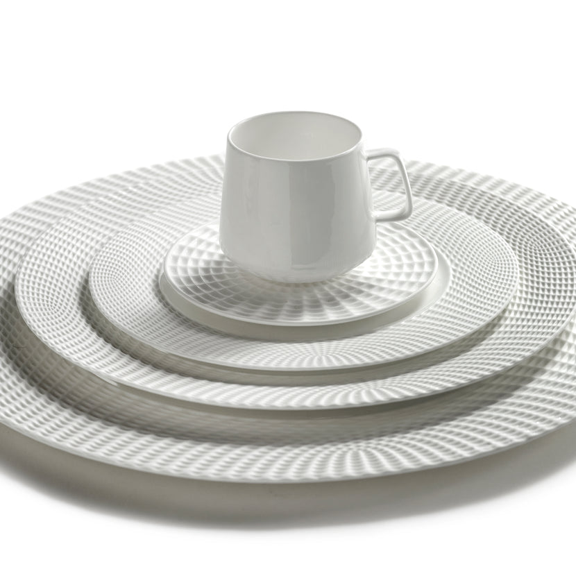Nido Saucer Tea Cup White L 14.5 W 14.5 H 0.1 cm 4/Box