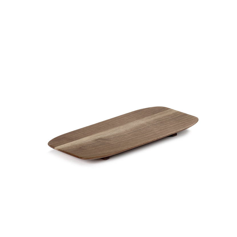 Nido Tray S Walnut L 24 W 12 H 1.8 cm 2/Box