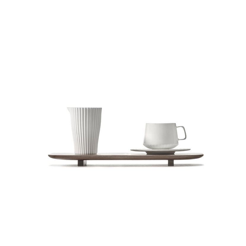 Nido Tray S Walnut L 24 W 12 H 1.8 cm 2/Box