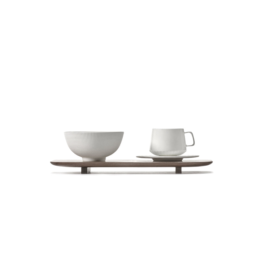 Nido Tray S Walnut L 24 W 12 H 1.8 cm 2/Box