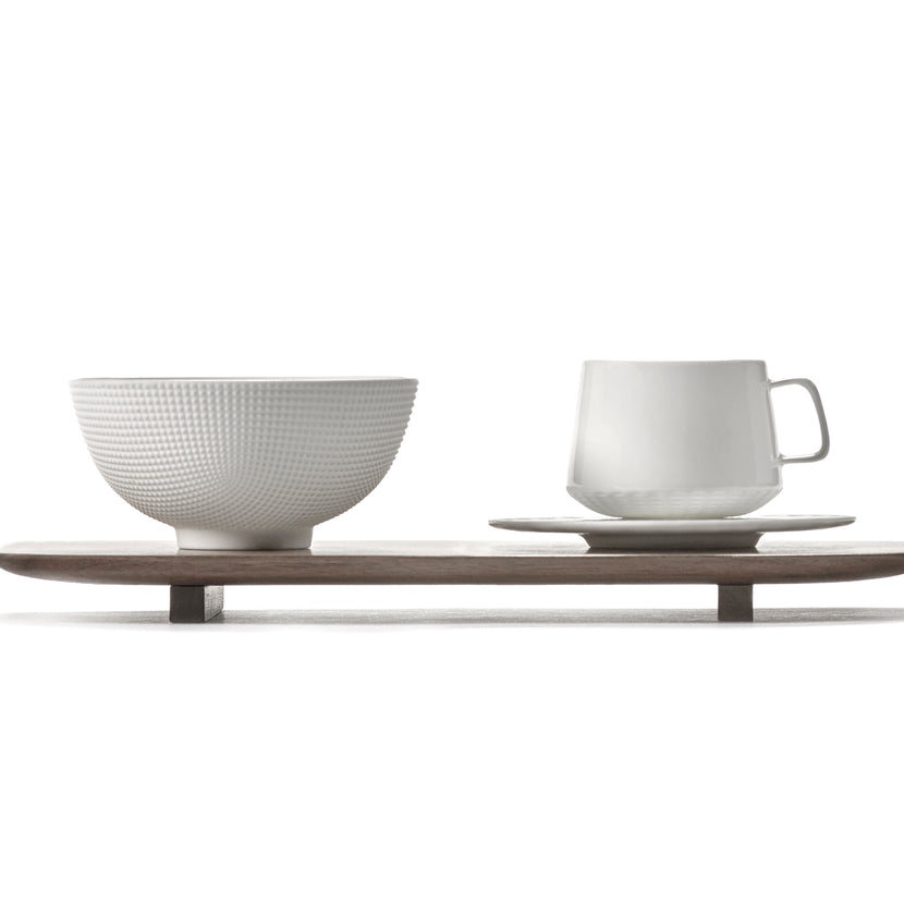 Nido Tray S Walnut L 24 W 12 H 1.8 cm 2/Box