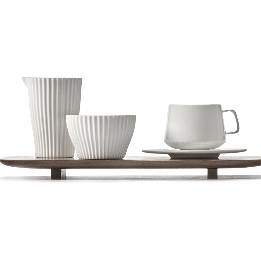 Nido Tray S Walnut L 24 W 12 H 1.8 cm 2/Box