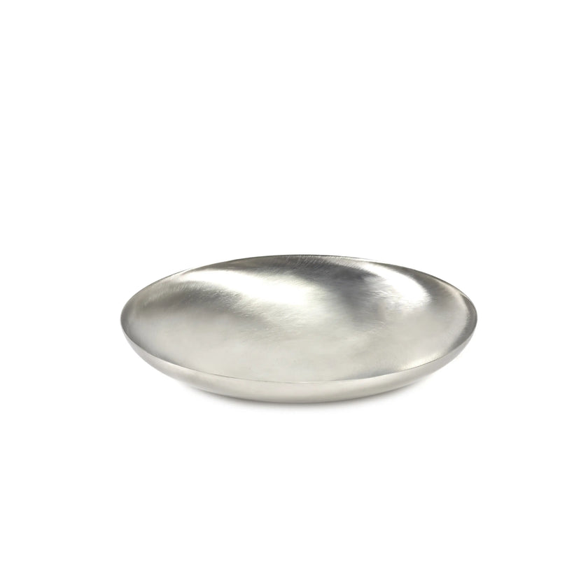 Bowl M Brushed Steel 2/box