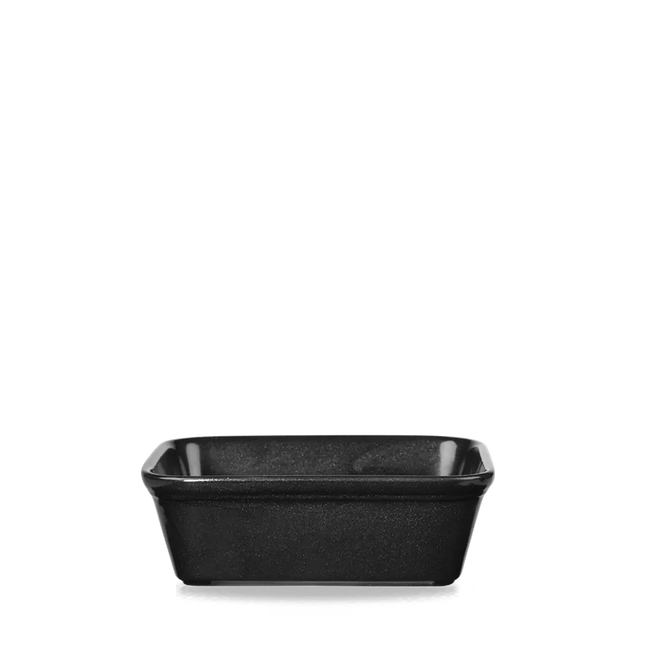 Metallic Black Lasagna Dish 16x12cm 12/box