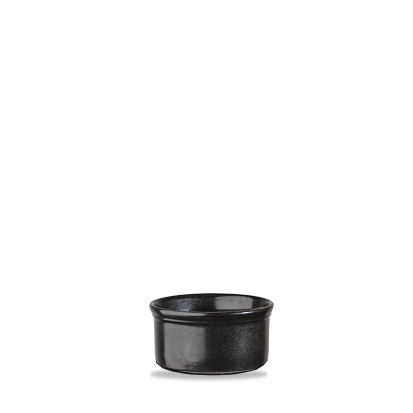 Metallic Black Large Ramekin 9cm 24/box