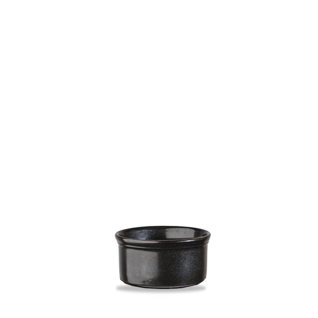 Metallic Black Large Ramekin 9cm 24/box