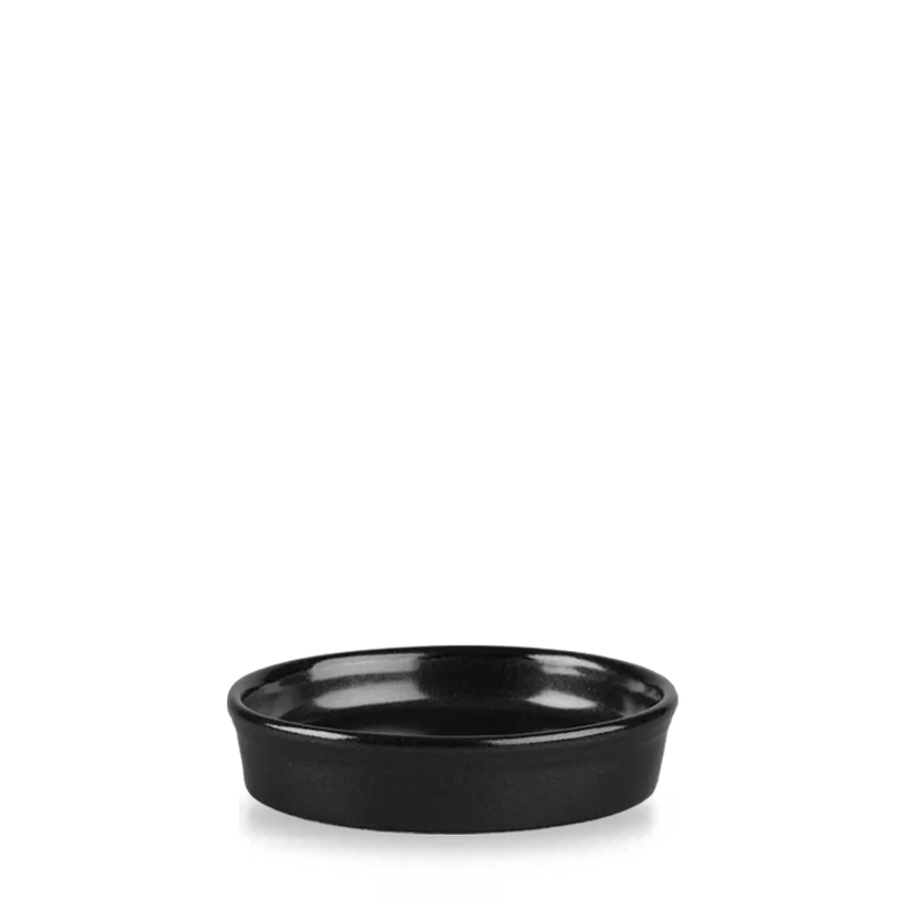 Metallic Black Mezze Dish 4Oz 12/box