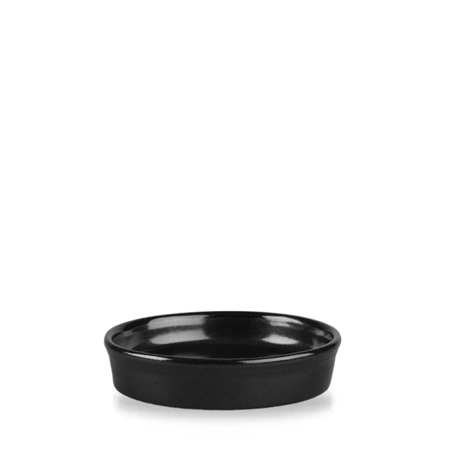 Metallic Black Mezze Dish 198ml 12/box