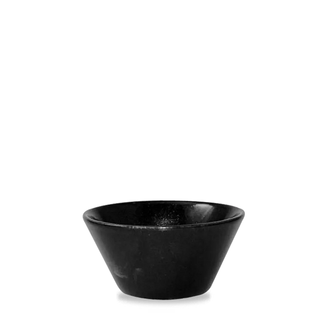 Metallic Black Zest Snack Bowl 280ml 12/box