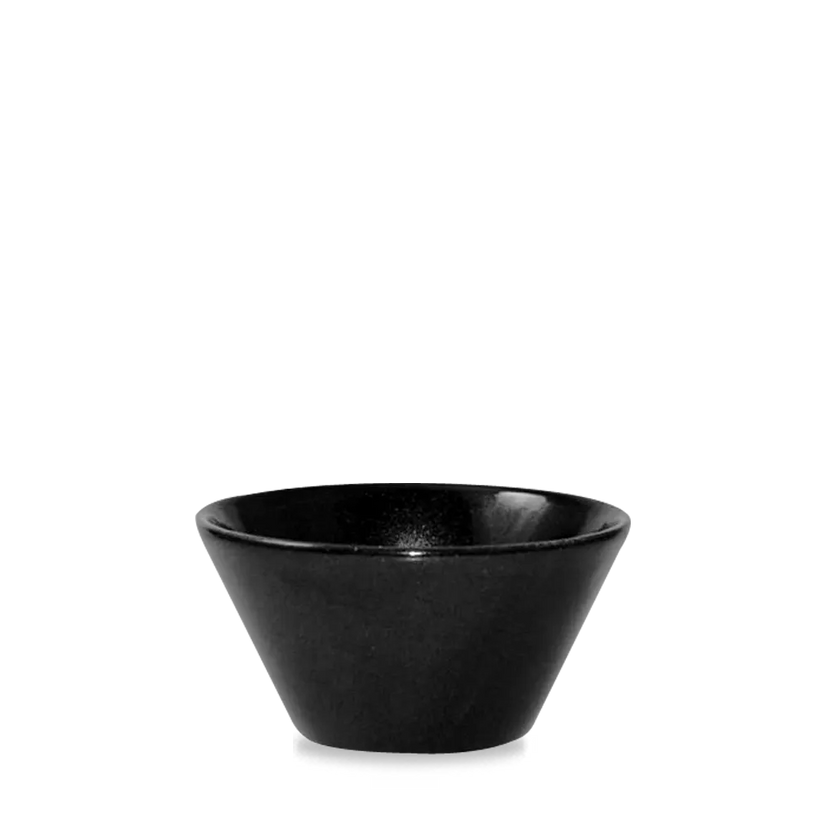 Metallic Black Zest Snack Bowl 340ml 12/box