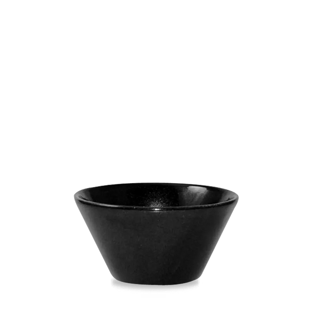 Metallic Black Zest Snack Bowl 340ml 12/box