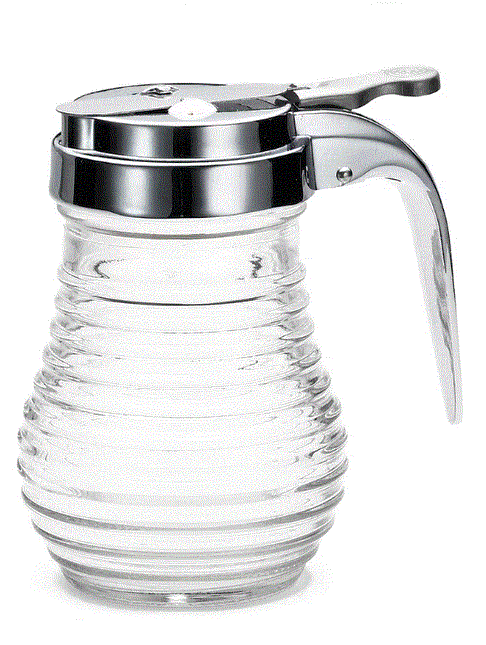 Syrup Dispenser 6 oz with Chrome Plated Top 12/box OUTLET