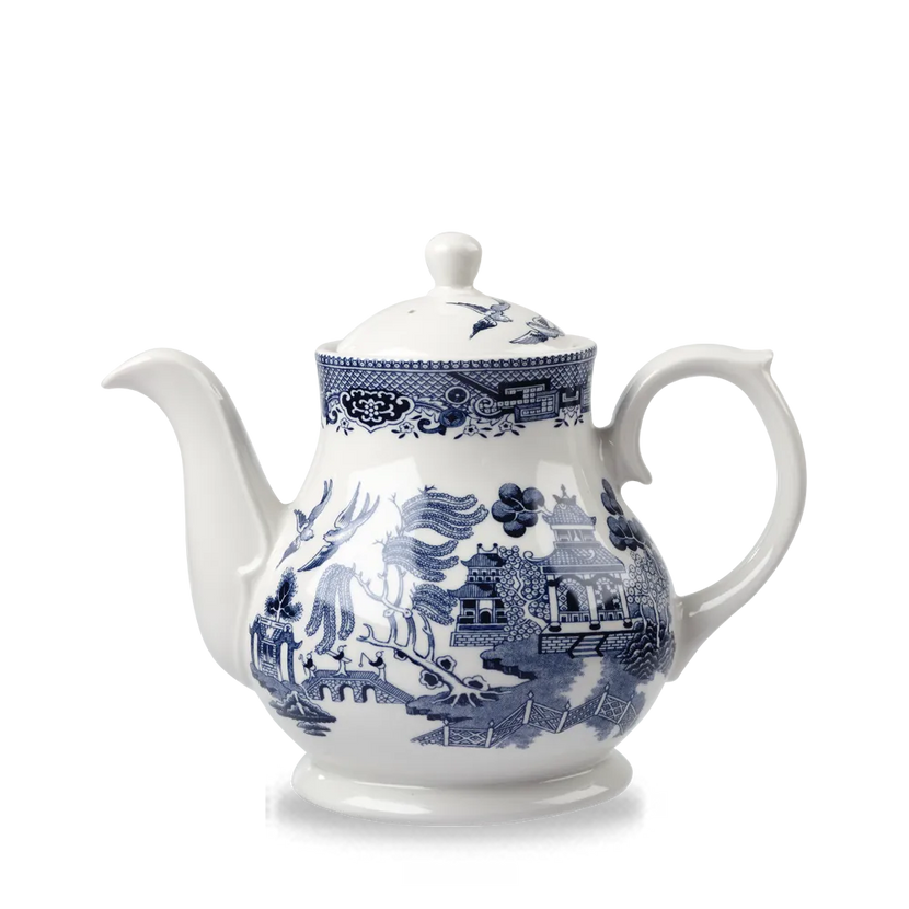 Blue Willow Sandringham Tea/Coffee Pot 852ml 4/box