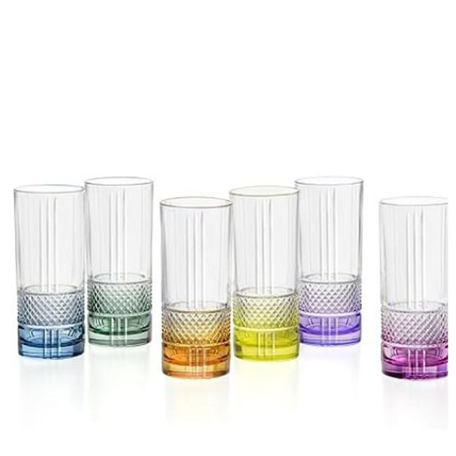 Brillante Multi Color High Ball Set 370 ml 6/box
