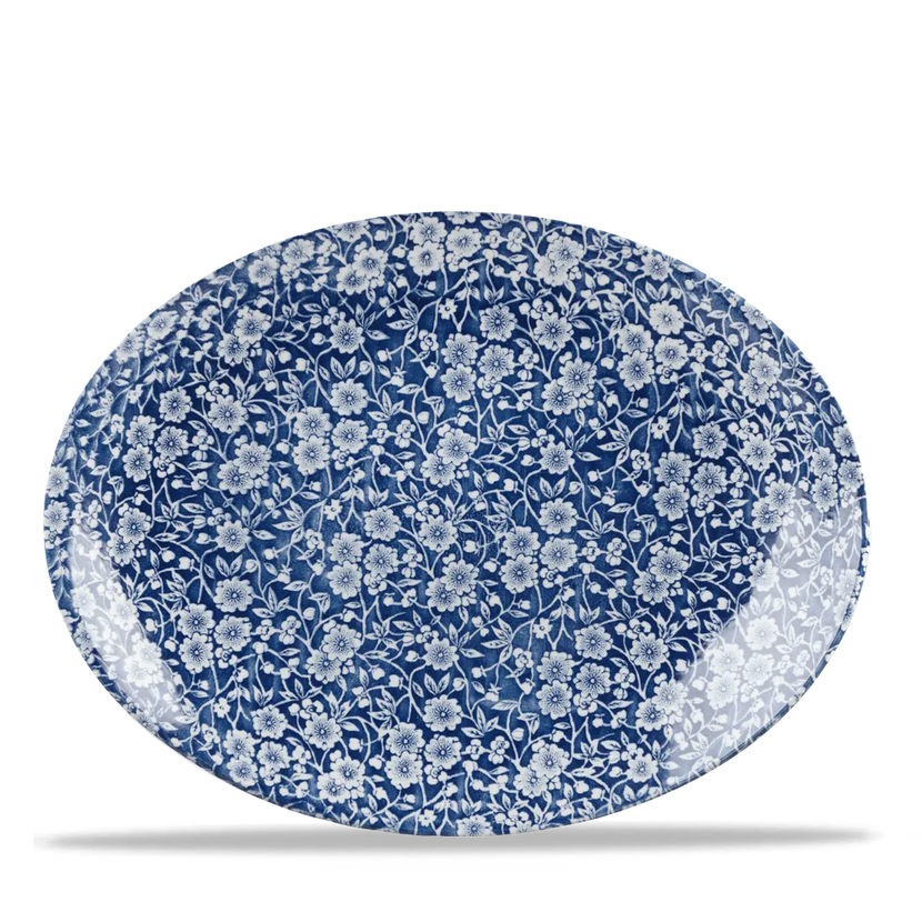 Victorian Calico Prague Orbit Oval Coupe Plate 31,7cm 6/box