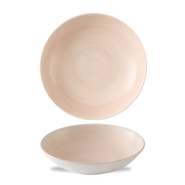 Stonecast Canvas Coral Coupe Bowl 18.2cm 12/box