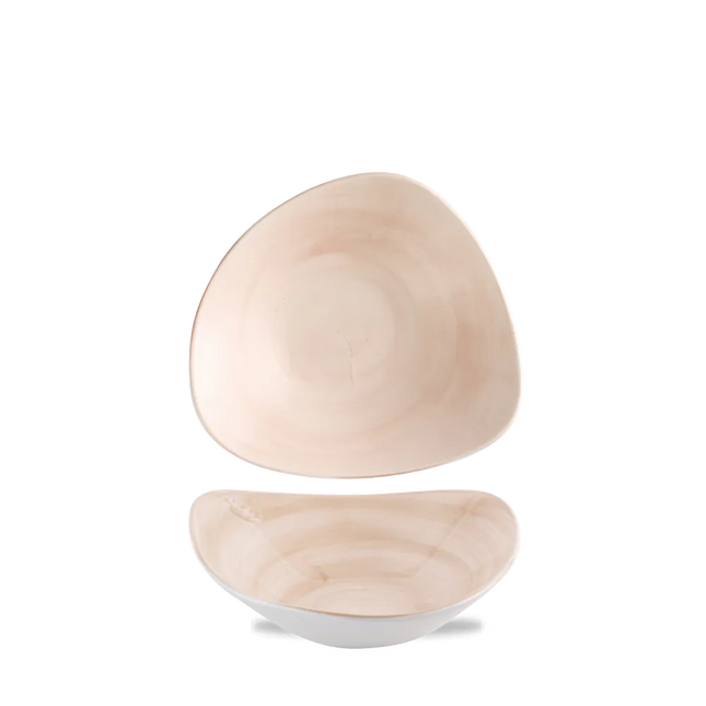 Stonecast Canvas Coral Lotus Bowl 18.5cm 12/box