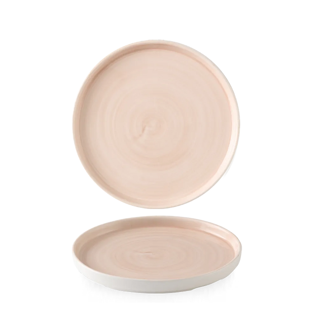 Stonecast Canvas Coral Walled Plate 15.7cm 6/box