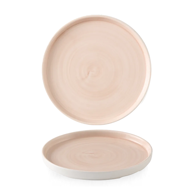 Stonecast Canvas Coral Walled Plate 21cm 6/box