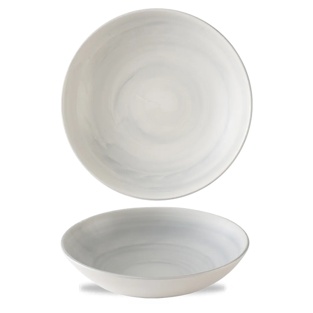 Stonecast Canvas Gray Evolve Coupe Bowl 24.8cm 12/box
