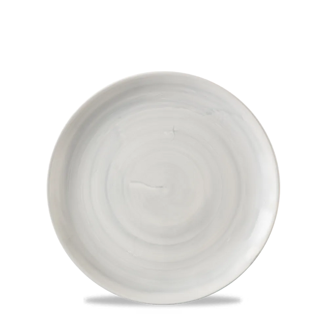 Stonecast Canvas Gray Evolve Coupe Plate 16.5cm 12/box