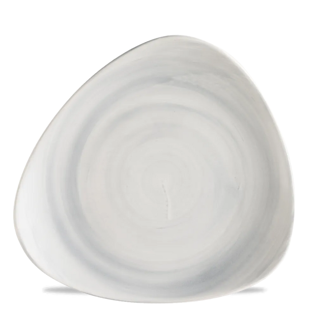 Stonecast Canvas Gray Lotus Plate 28.5cm 12/box