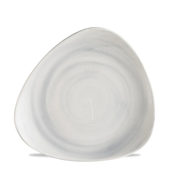 Stonecast Canvas Gray Lotus Plate 24.5cm 12/box