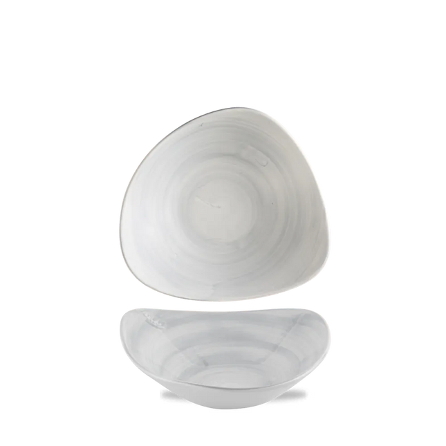 Stonecast Canvas Gray Lotus Bowl 18.5cm 12/box