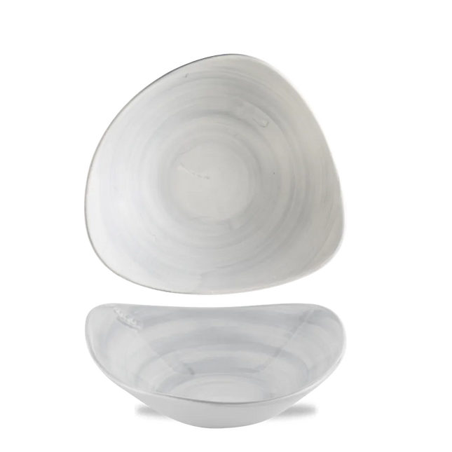 Stonecast Canvas Gray Lotus Bowl 23.5cm 12/box