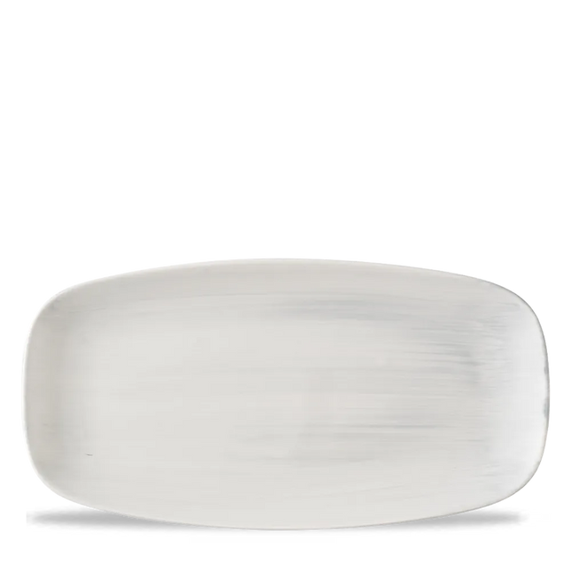 Stonecast Canvas Gray Chef Oblong Plate 29.8x15.3cm 12/box