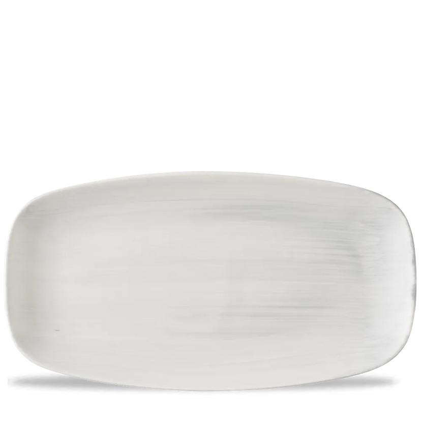 Stonecast Canvas Gray Chefs Oblong Plate 35.5*18.9 cm 6/box