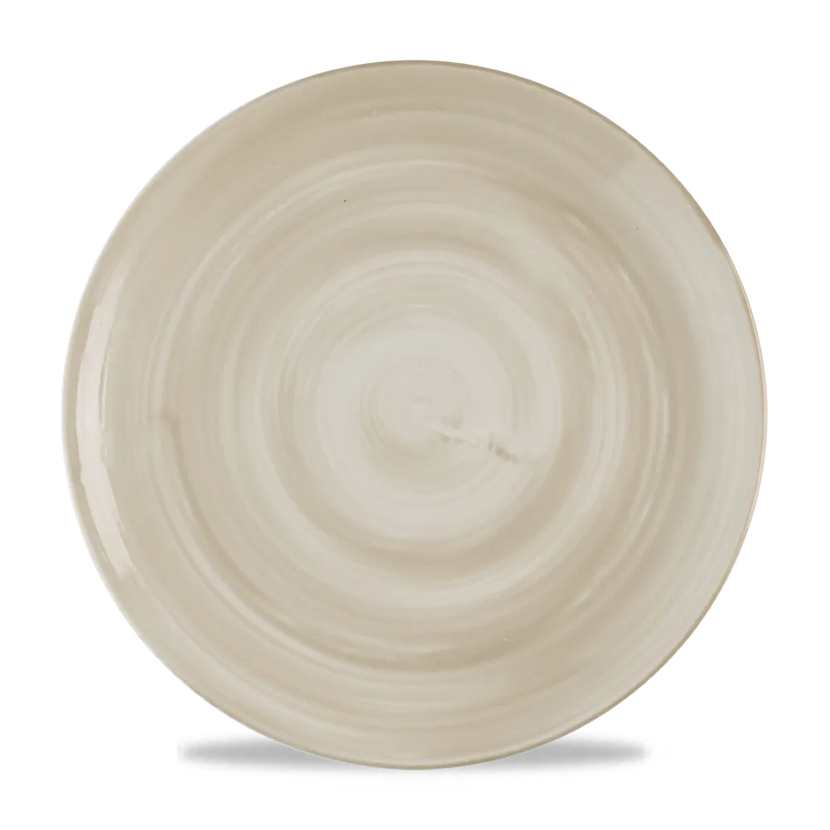 Stonecast Canvas Natural Evolve Coupe Plate 28.8cm 12/box