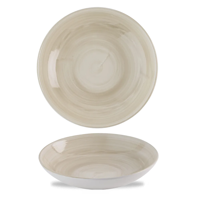 Stonecast Canvas Natural Evolve Coupe Bowl 24.8cm 12/box