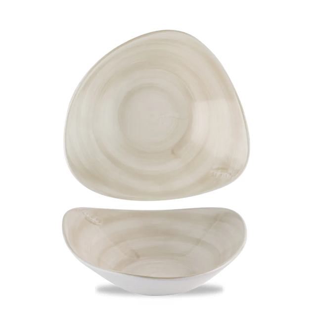 Stonecast Canvas Natural Lotus Bowl 23.5cm 12/box