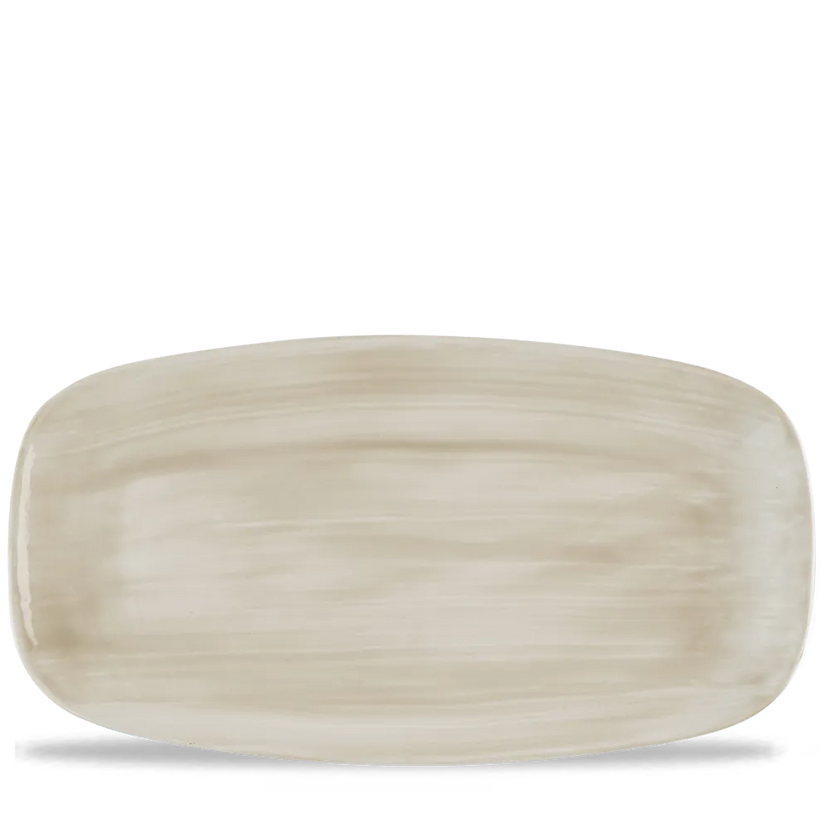 Stonecast Canvas Natural Oblong Plate 35.5cm x 18.9cm 6/box