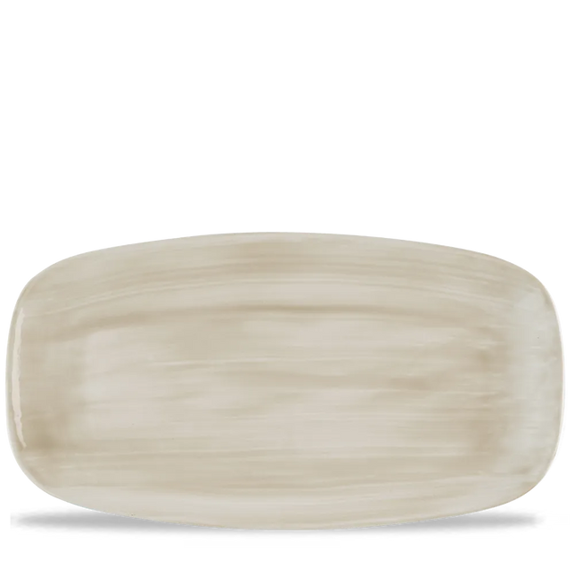 Stonecast Canvas Natural Oblong Plate 35.5x18.9cm 6/box