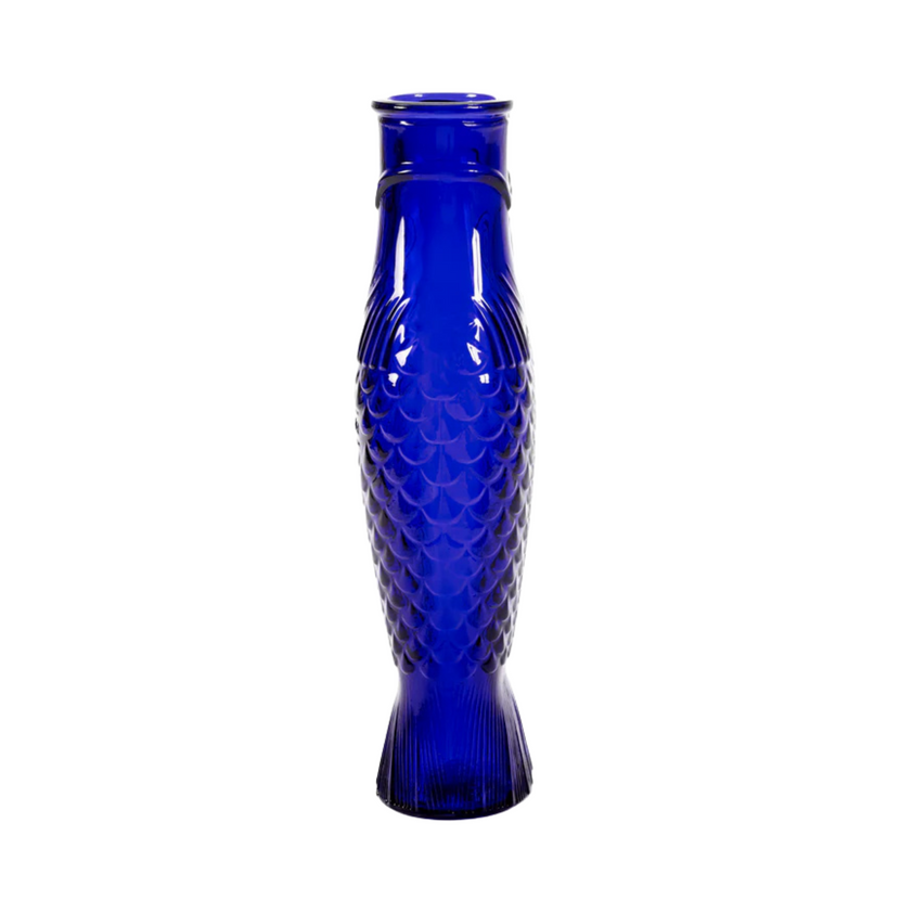 Carafe Cobalt Blue Fish & Fish 8/box