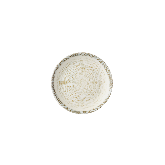 Cascade Taupe Evolve Coupe Plate 16.5 cm 12/box