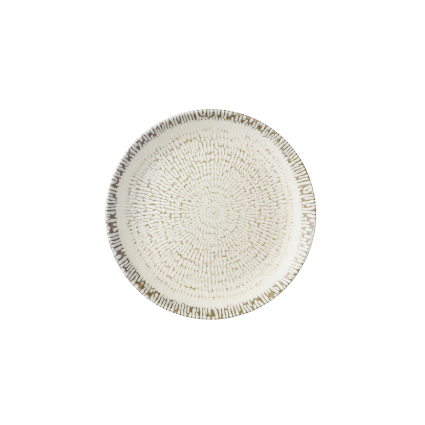 Cascade Taupe Evolve Coupe Plate 21.7 cm, 12/box