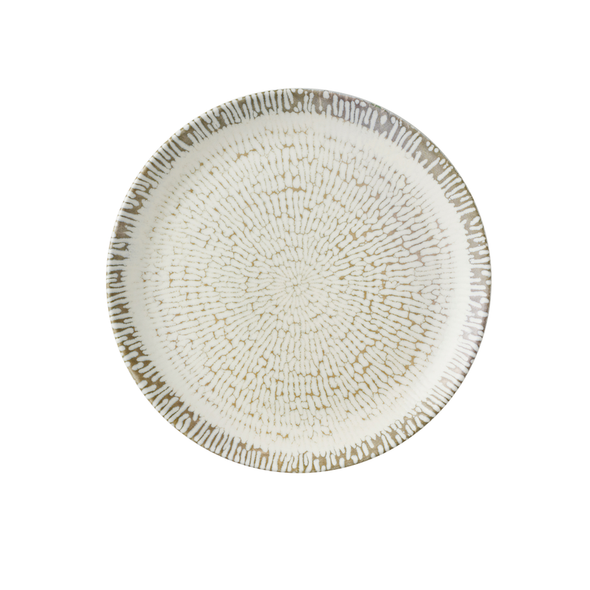 Cascade Taupe Evolve Coupe Plate 28.8 cm 12/box