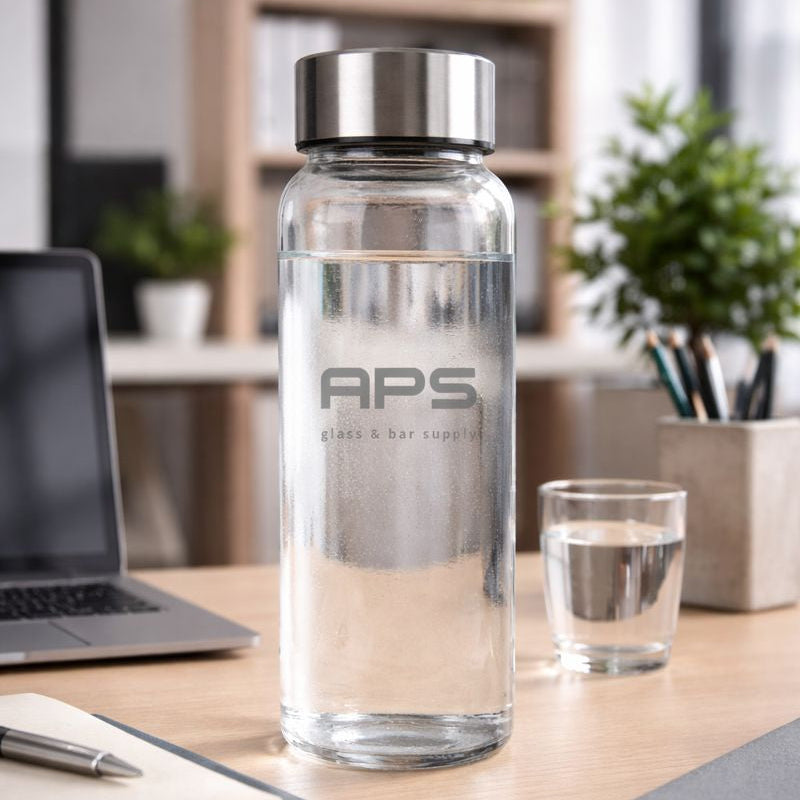 Ginza Water bottle with stainless steel lid · 500 ml 6/box