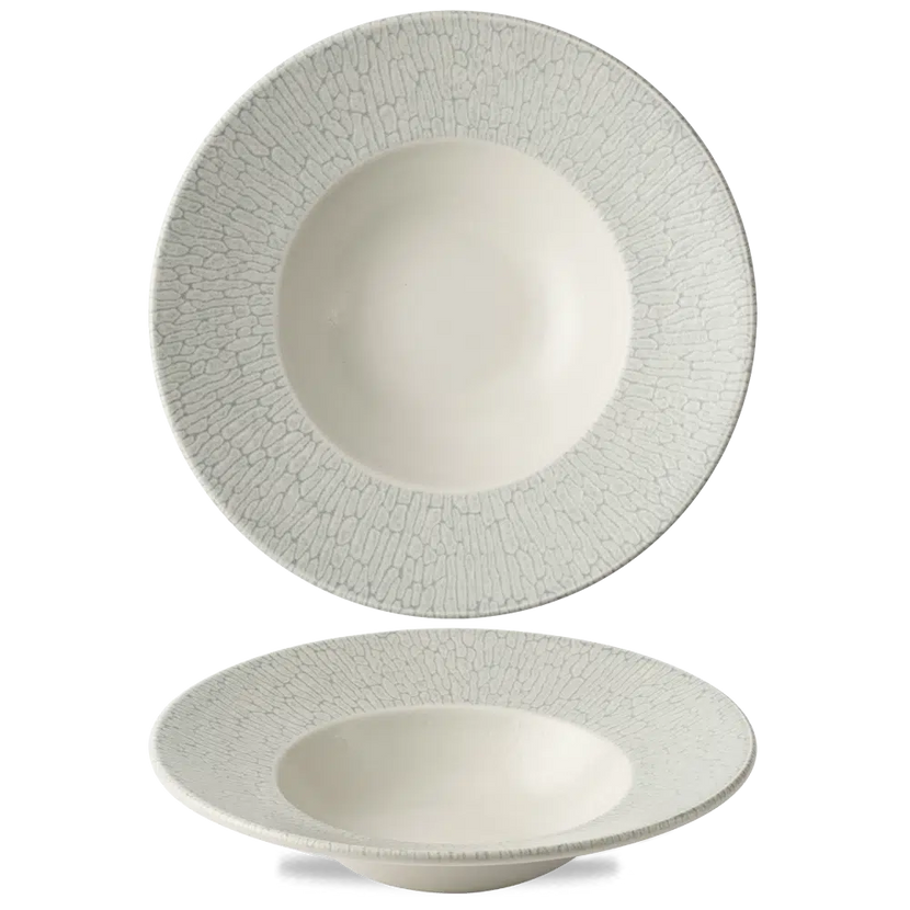 Delta Grey Profile Wide Rim Bowl 28cm 12/box