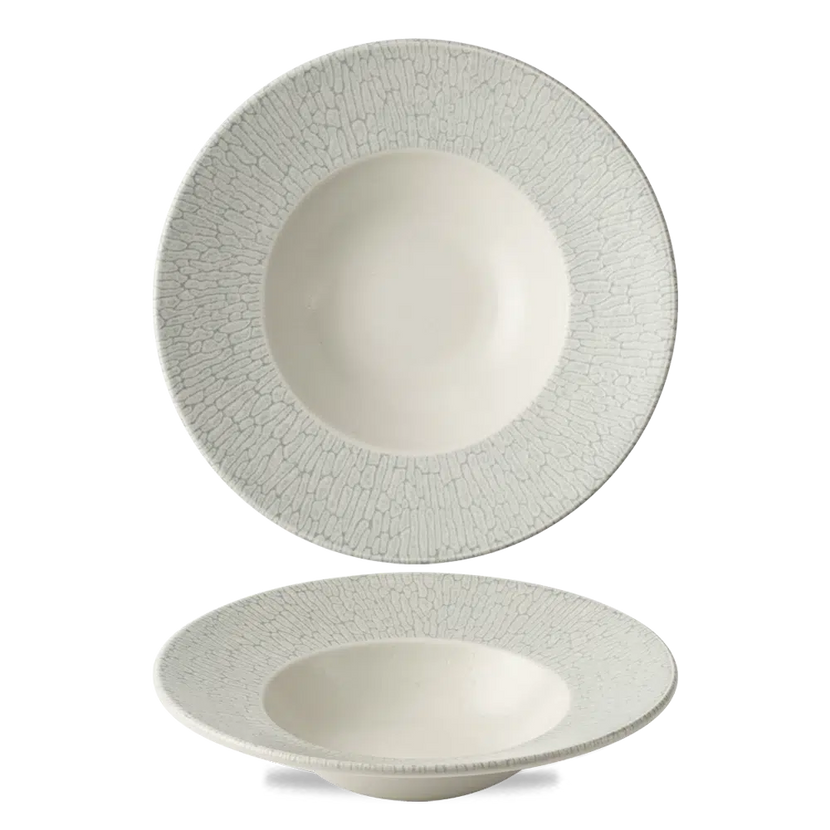 Delta Grey Profile Wide Rim Bowl 24cm 12/box