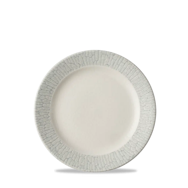 Delta Gray Profile Plate 17cm 12/box